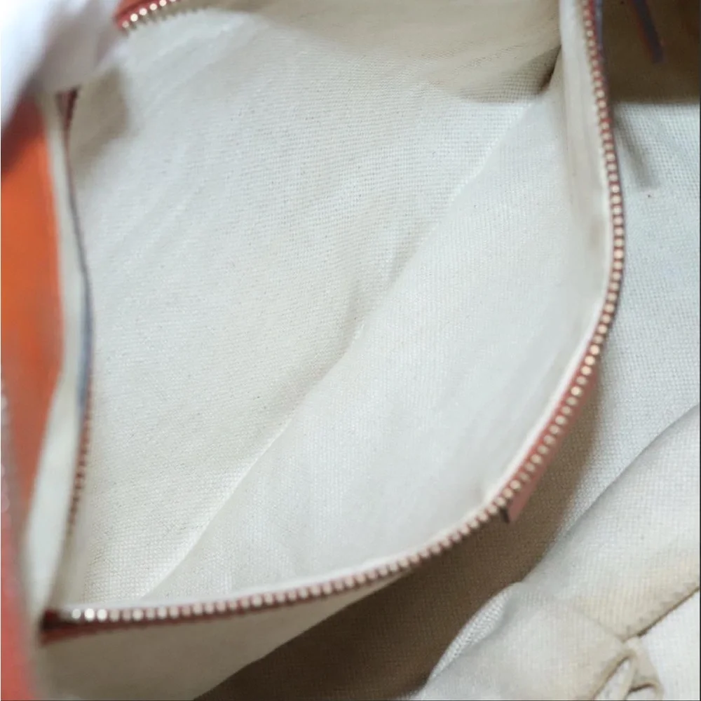 SOLD 🛑 GUCCI GG Canvas Sherry Line Hand Bag 2way Blue Beige Orange - Picture 13 of 17